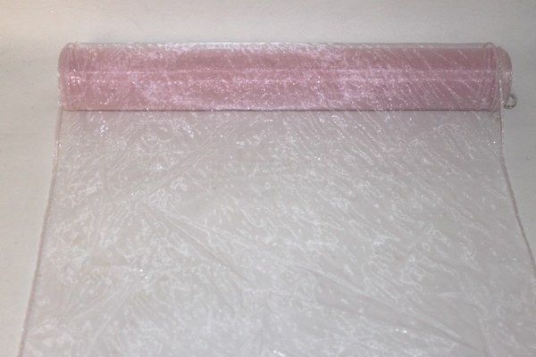 Picture of Soft pink organza fabric 40cm(approx) x 10m